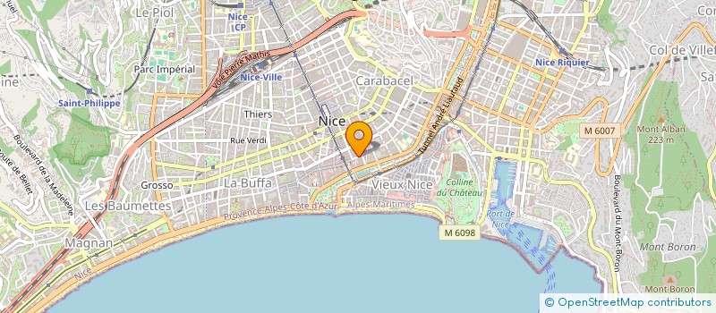 localisation de l'entreprise SELARL LDA RIVIERA  NICE