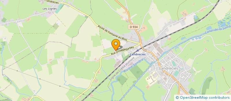 localisation de l'entreprise SELARL LE BEAU SOURIRE à LANDRECIES