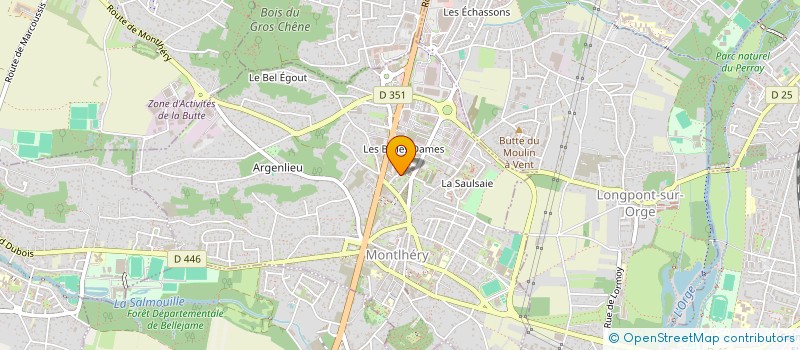 localisation de l'entreprise SELARL LE CABINET BLANC à MONTLHERY
