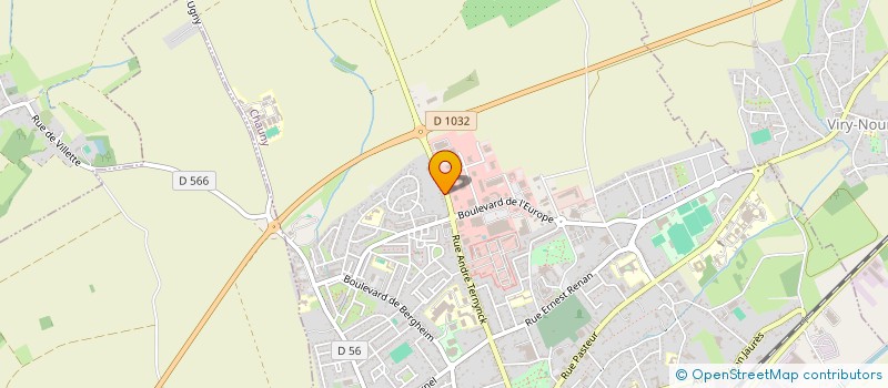 localisation de l'entreprise SELARL LEDA ECONOMOPOULOU  CHAUNY