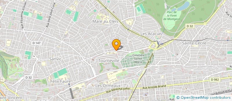 localisation de l'entreprise SELARL LEFEBVRE  LE HAVRE