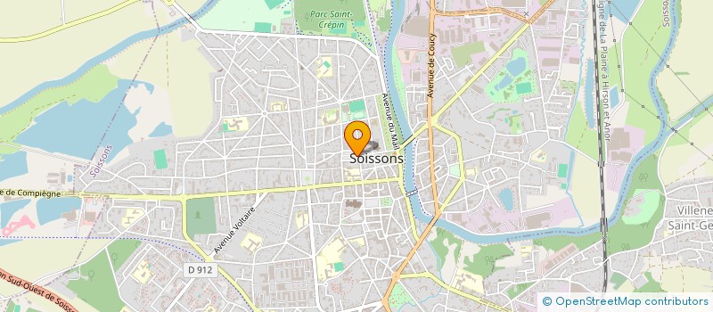localisation de l'entreprise SELARL LEFEVRE FRANQUET ET BROYON à SOISSONS