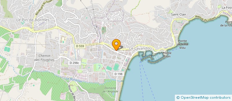 localisation de l'entreprise SELARL LES ILAIRES à LE LAVANDOU