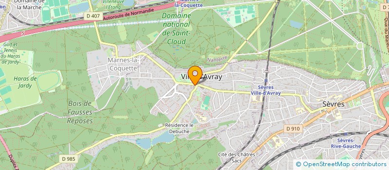 localisation de l'entreprise SELARL LES PETITS SOURIRES  VILLE-D'AVRAY