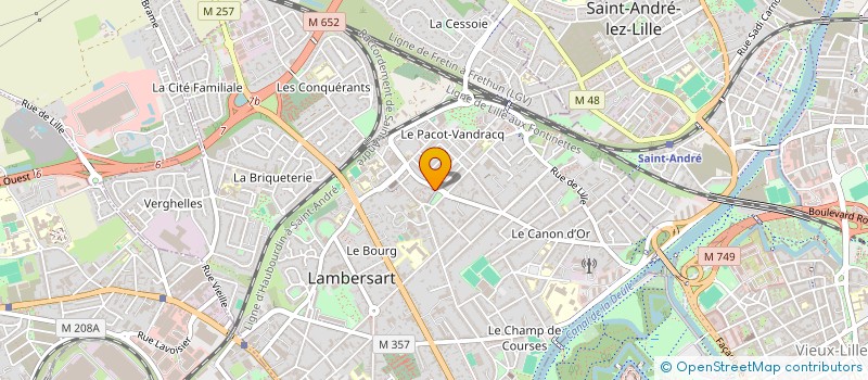 localisation de l'entreprise SELARL LES SOURIRES DE LAMBERSART à LAMBERSART
