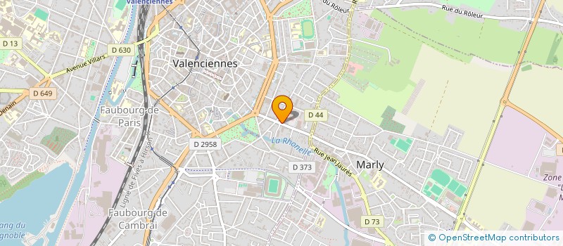 localisation de l'entreprise SELARL LESTELL à VALENCIENNES