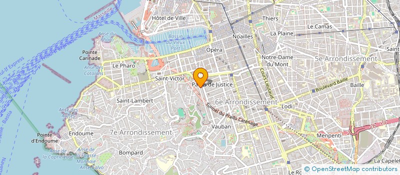 localisation de l'entreprise SELARL LEVY DRAHI AVOCATS  MARSEILLE