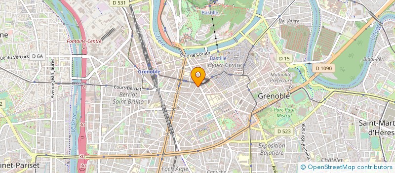 localisation de l'entreprise SELARL LEVY, ROZENCWEIG ET ASSOCIES à GRENOBLE