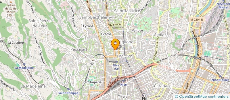 localisation de l'entreprise SELARL LIBERATION DENTISTES  NICE