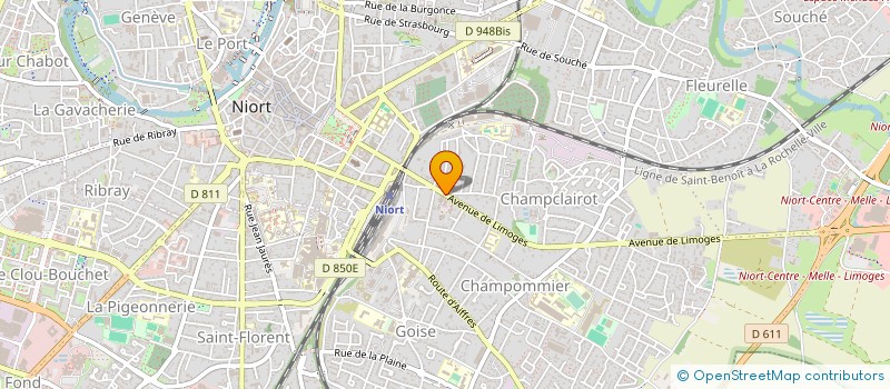 localisation de l'entreprise SELARL LIMOUZINEAU  NIORT