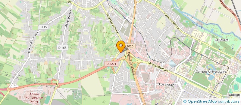 localisation de l'entreprise SELARL LIONEL RIBE  OLIVET