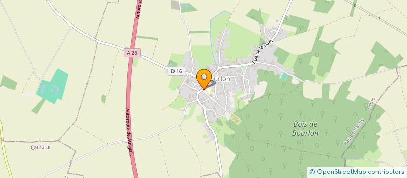 localisation de l'entreprise SELARL LOIC BERTIN  BOURLON