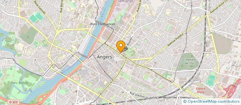 localisation de l'entreprise SELARL LOIC LESIMPLE, NOTAIRE à ANGERS