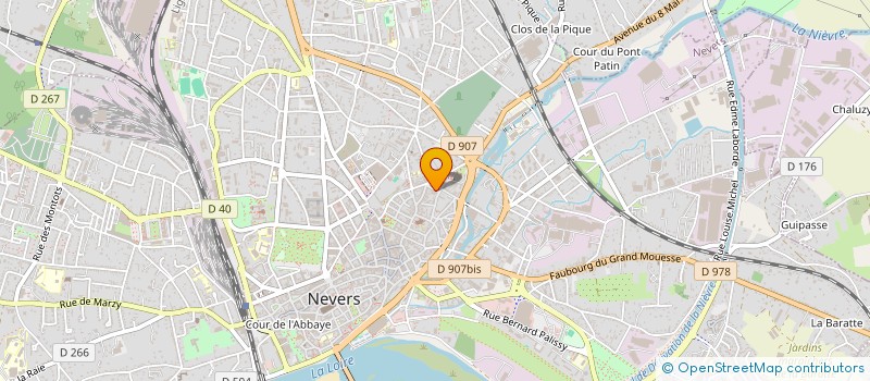 localisation de l'entreprise SELARL LTCD à NEVERS