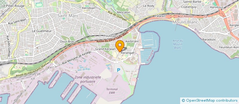 localisation de l'entreprise SELARL LUC DUBOIS à BREST