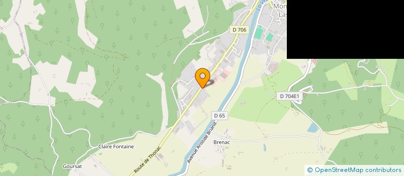 localisation de l'entreprise SELARL LUCIE AHLMANN à MONTIGNAC-LASCAUX