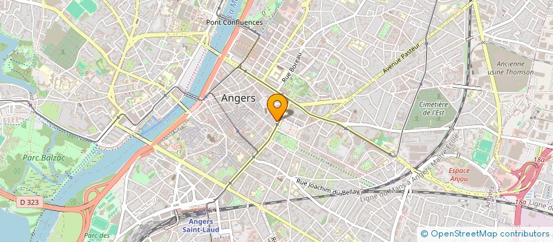 localisation de l'entreprise SELARL LUCIE PERRIER à ANGERS