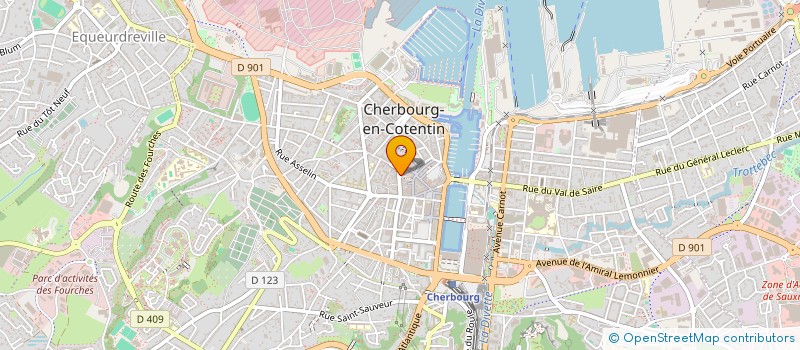 localisation de l'entreprise SELARL LUDAME à CHERBOURG-EN-COTENTIN