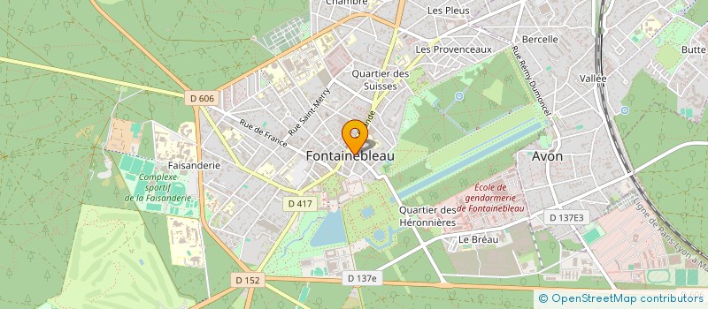 localisation de l'entreprise SELARL LUDOVIC BONELLE & CARLY SCHWARTZ, NOTAIRES ASSOCIES A FONTAINEBLEAU à FONTAINEBLEAU