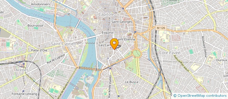 localisation de l'entreprise SELARL LUDOVIC RIVIERE  TOULOUSE