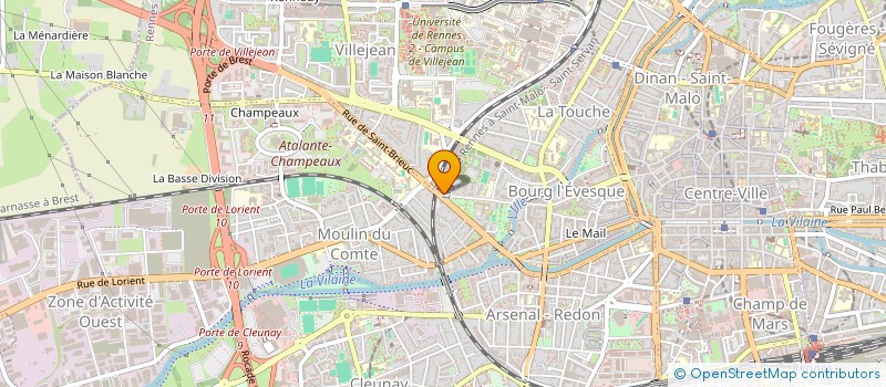 localisation de l'entreprise SELARL MAM à RENNES