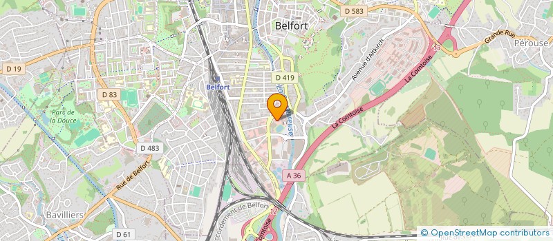 localisation de l'entreprise SELARL MANEA KOEHL à BELFORT