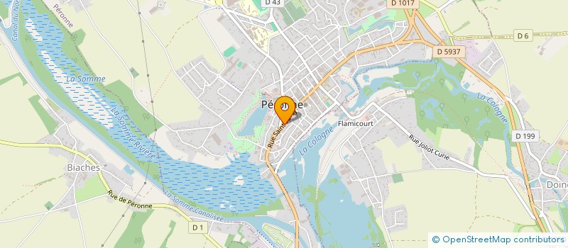 localisation de l'entreprise SELARL MANGOT  PERONNE