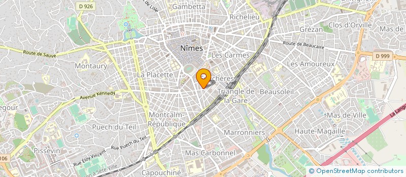 localisation de l'entreprise SELARL MANSAT JAFFRE  NIMES