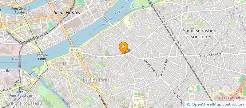 localisation de l'entreprise SELARL MARIE BON  SAINT-SEBASTIEN-SUR-LOIRE