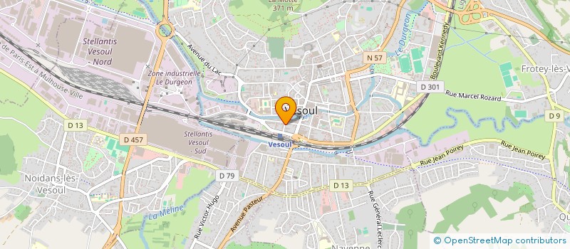 localisation de l'entreprise SELARL MARIE-JOSEPHE LASSUS-PHILIPPE  VESOUL