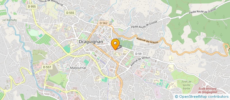 localisation de l'entreprise SELARL MARIE PAOLI  DRAGUIGNAN