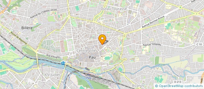 localisation de l'entreprise SELARL MARIE PAVELIC à PAU