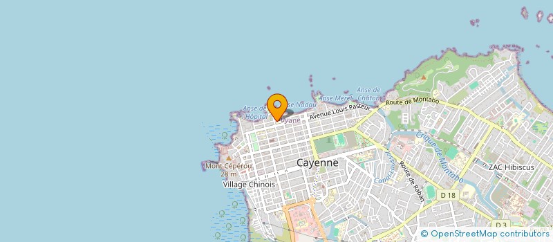 localisation de l'entreprise SELARL MARIEMA-BOUCHET  CAYENNE