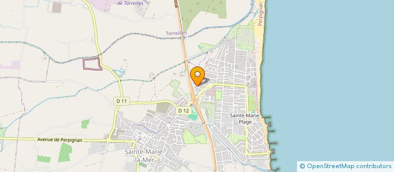 localisation de l'entreprise SELARL MARINA ROBERTSON  SAINTE-MARIE-LA-MER