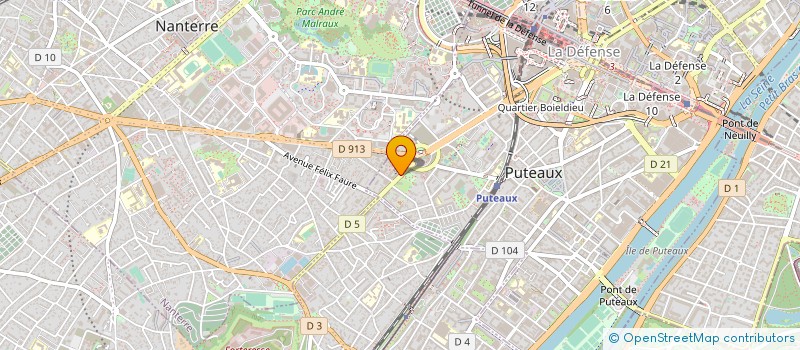 localisation de l'entreprise SELARL MARTIN GROSRICHARD  PUTEAUX