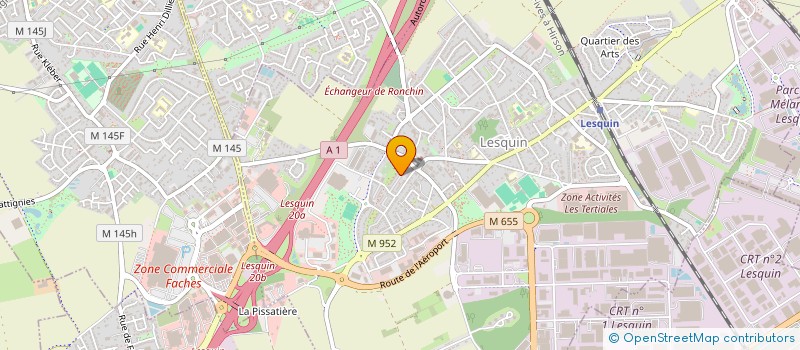 localisation de l'entreprise SELARL MASSEUR KINESITHERAPEUTE PREMIERS PAS à LESQUIN