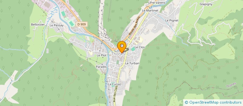 localisation de l'entreprise SELARL MASSFELDER à THONES