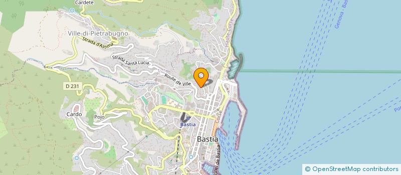 localisation de l'entreprise SELARL MATHIEU LEFEBVRE à BASTIA