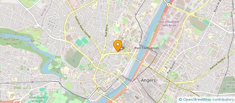 localisation de l'entreprise SELARL MATHILDE TOURNAIRE à ANGERS