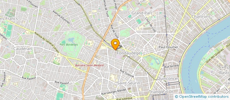 localisation de l'entreprise SELARL MATTHIEU DELLOYE à BORDEAUX