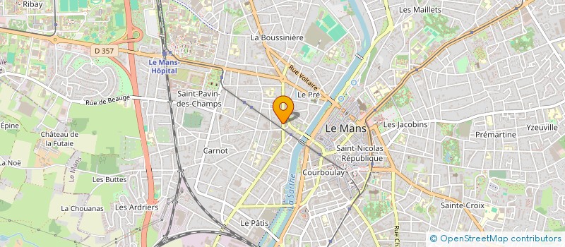 localisation de l'entreprise SELARL MEANDR GE à LE MANS