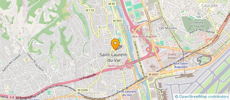 localisation de l'entreprise SELARL MEDECIN DOCT THIERRY ASQUIER  SAINT-LAURENT-DU-VAR