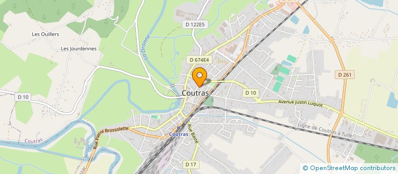 localisation de l'entreprise SELARL MEDERIC BELLIVIER DE PRIN ET GAETANE GUILHOT, NOTAIRES  COUTRAS