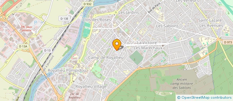 localisation de l'entreprise SELARL MEDI 6 DES DOCTEURS CORCHIA DESERT HAMZAOUI ET SARRAJ à COMPIEGNE