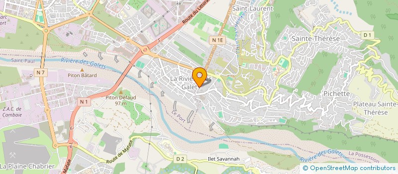 localisation de l'entreprise SELARL METAIS RIFLEU à LA POSSESSION