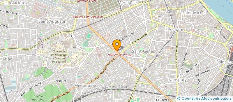 localisation de l'entreprise SELARL MEYSSAN & ASSOCIES  BORDEAUX