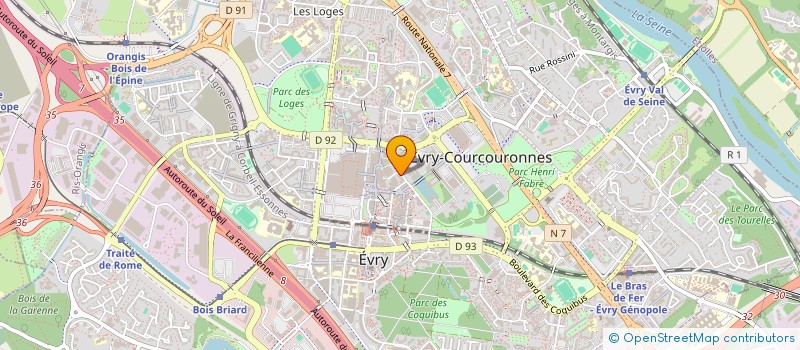 localisation de l'entreprise SELARL MFP AVOCATS  EVRY-COURCOURONNES