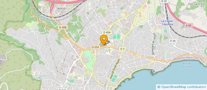 localisation de l'entreprise SELARL MIBRIBELIE à LA CIOTAT