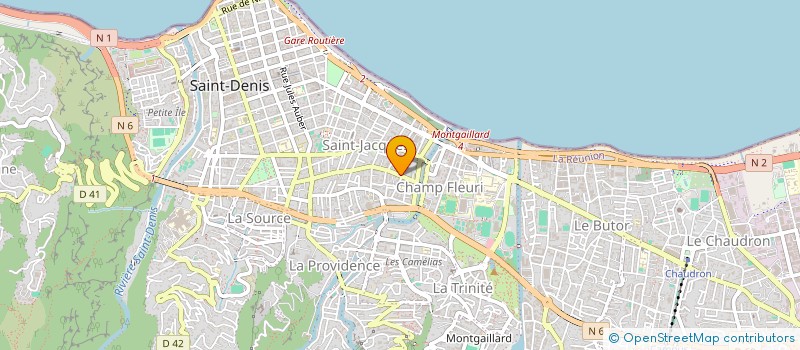 localisation de l'entreprise SELARL MILLOT PROST HELENE  SAINT-DENIS