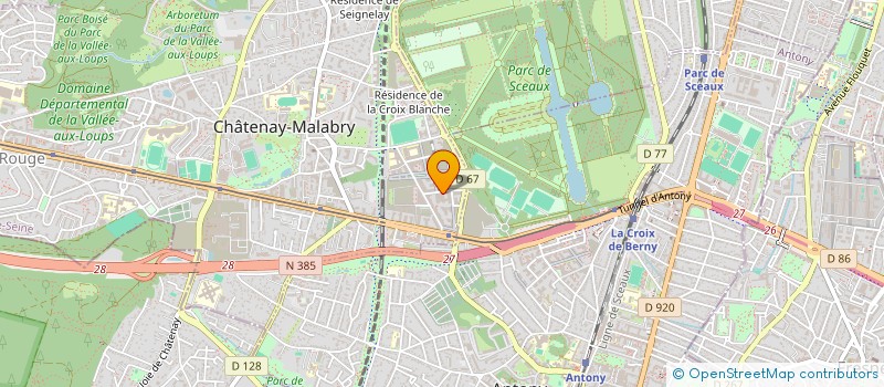 localisation de l'entreprise SELARL MIMESIS DT  CHATENAY-MALABRY